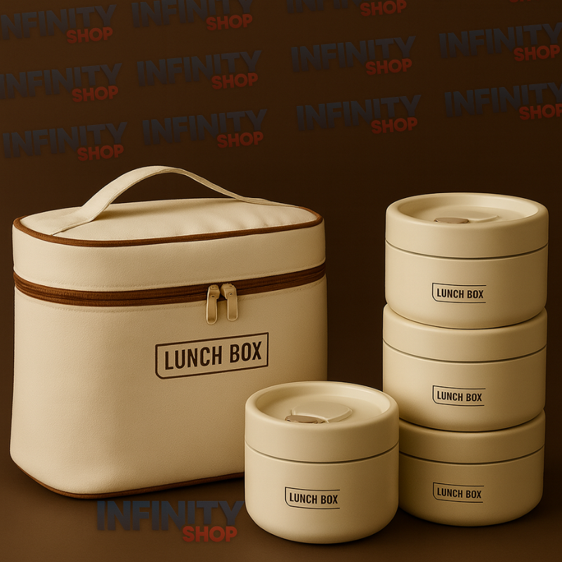 Porta Comidas Térmico PREMIUM - Pack 4 Piezas