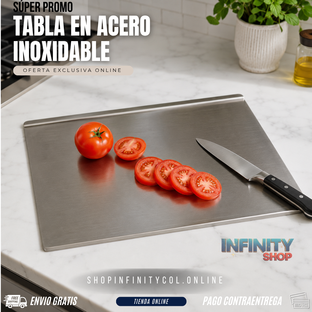 Tabla en Acero Inoxidable