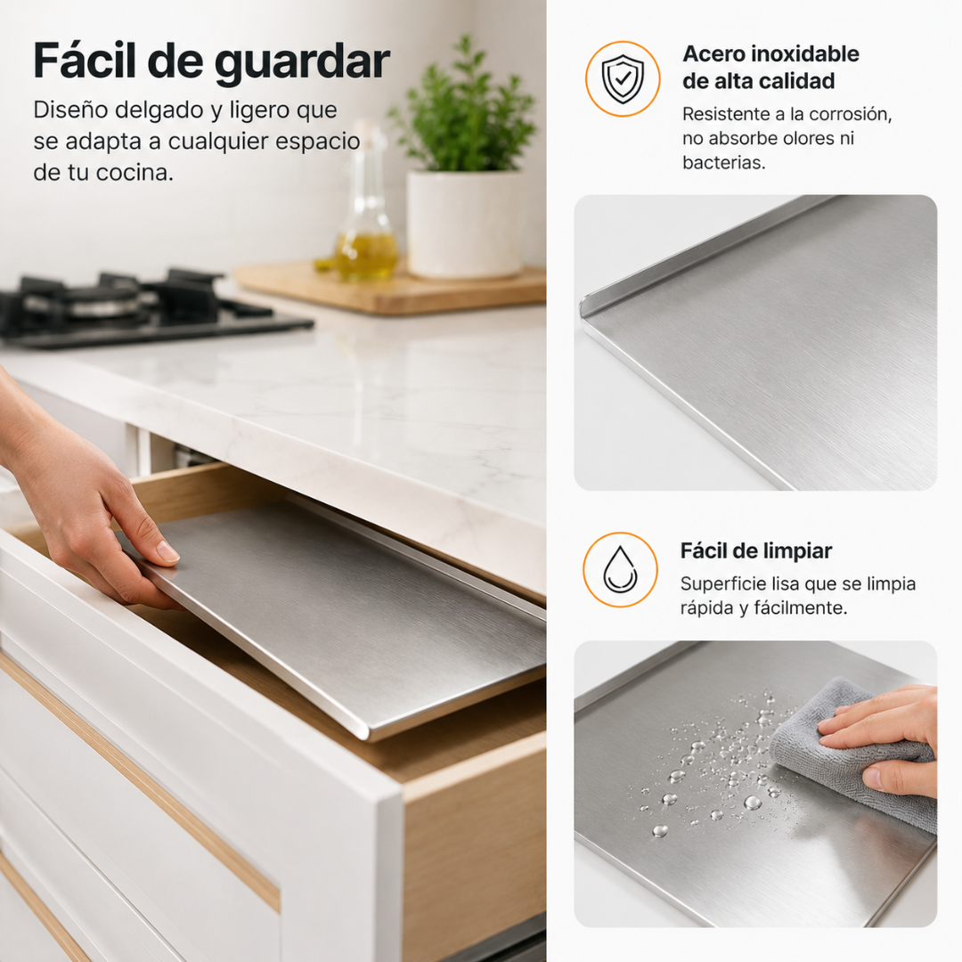 Tabla en Acero Inoxidable