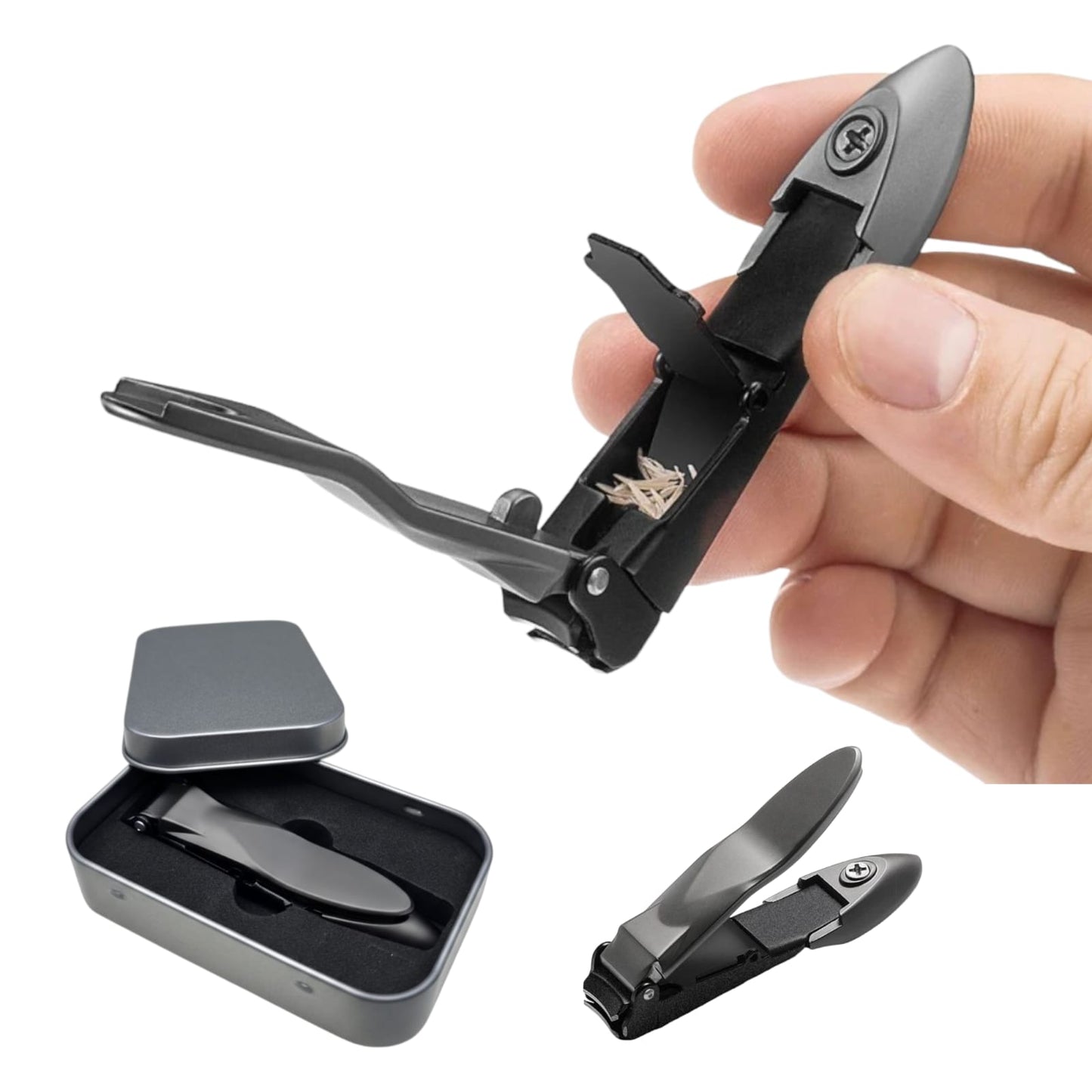 Corta Uñas Profesional con Caja de Almacenamiento