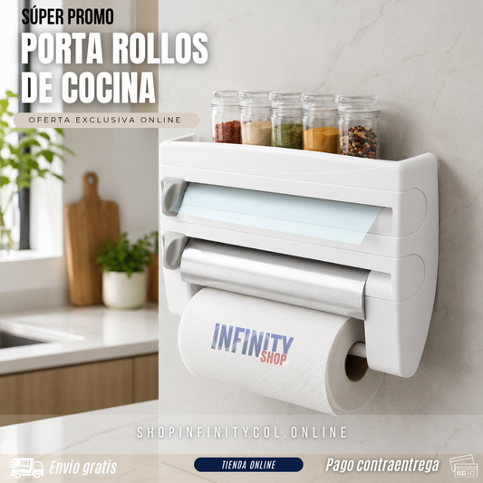 Porta Rollos de Cocina