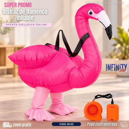 Disfraz de flamenco Inflable