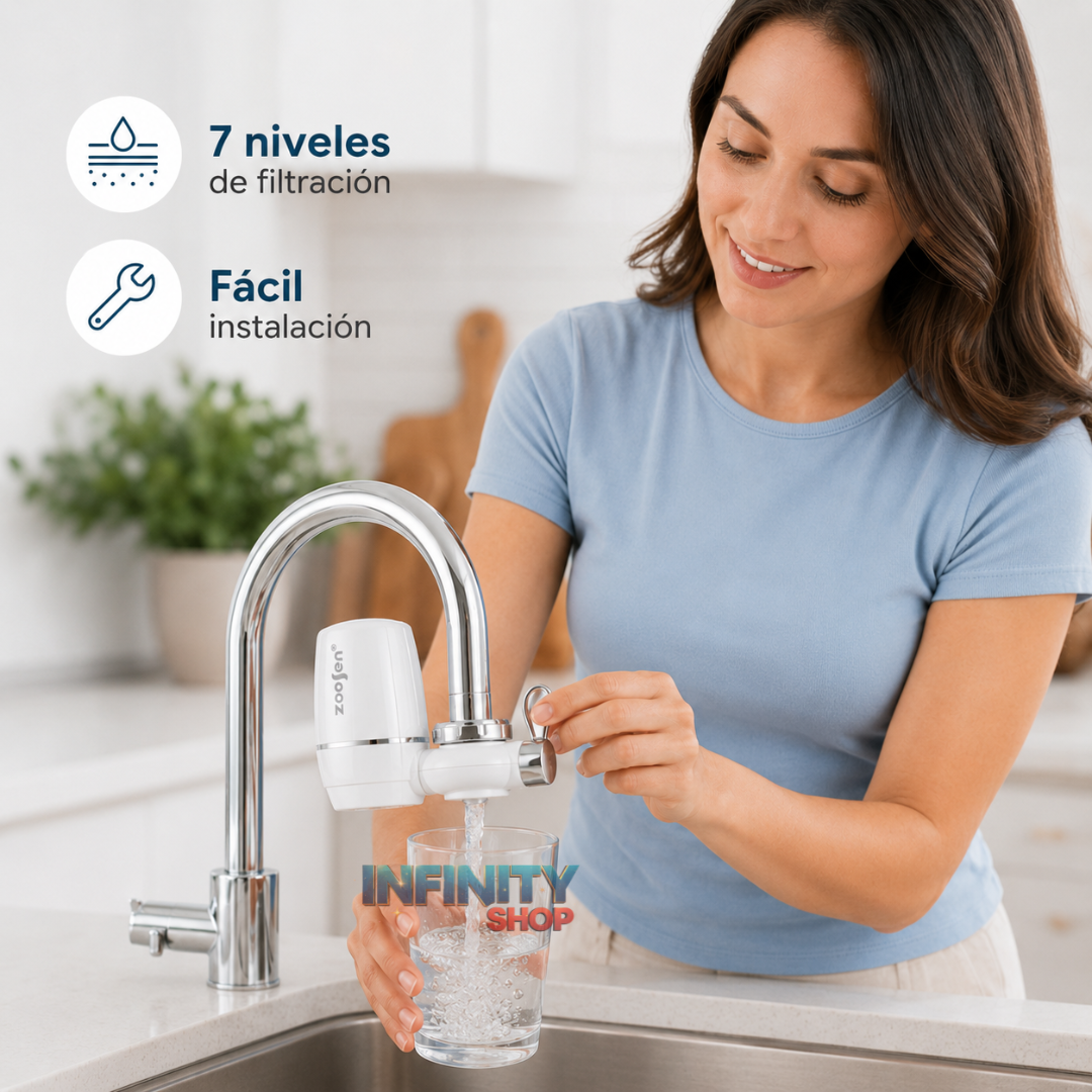 Filtro Purificador de Agua para Grifo 7 Niveles