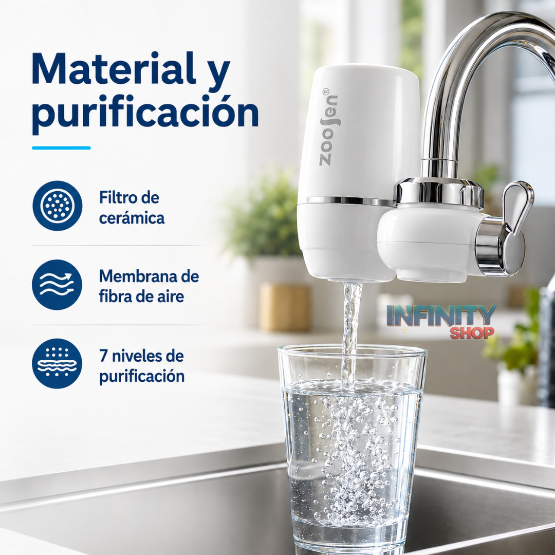 Filtro Purificador de Agua para Grifo 7 Niveles