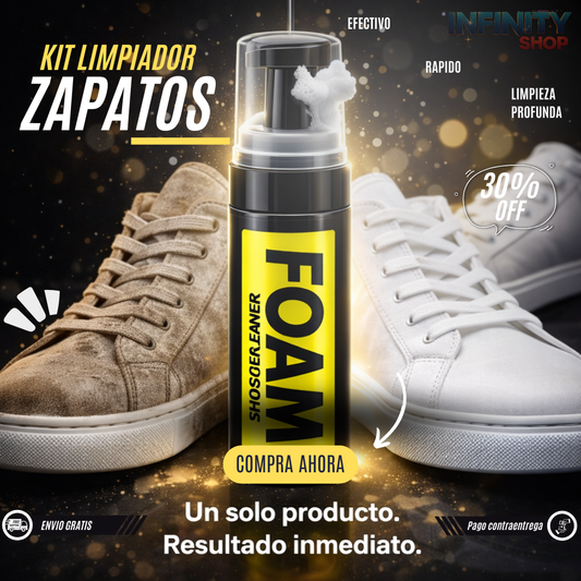 Kit Profesional Limpiador de Zapatos