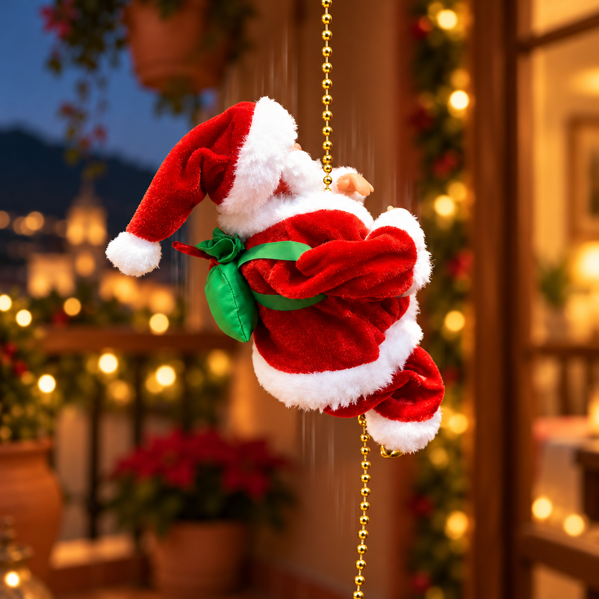 Papá Noel Escalador Musical