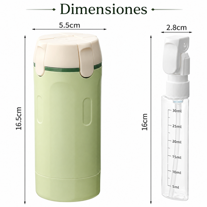 Dispensador de viaje 4 en 1
