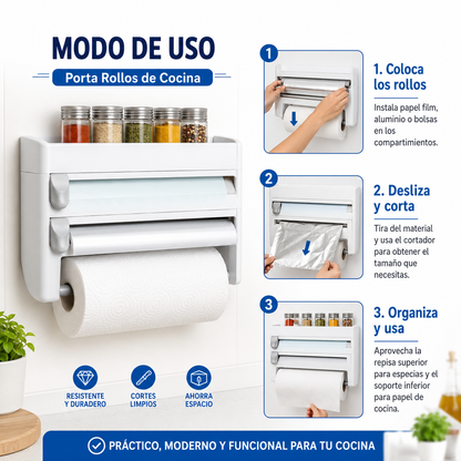 Porta Rollos de Cocina