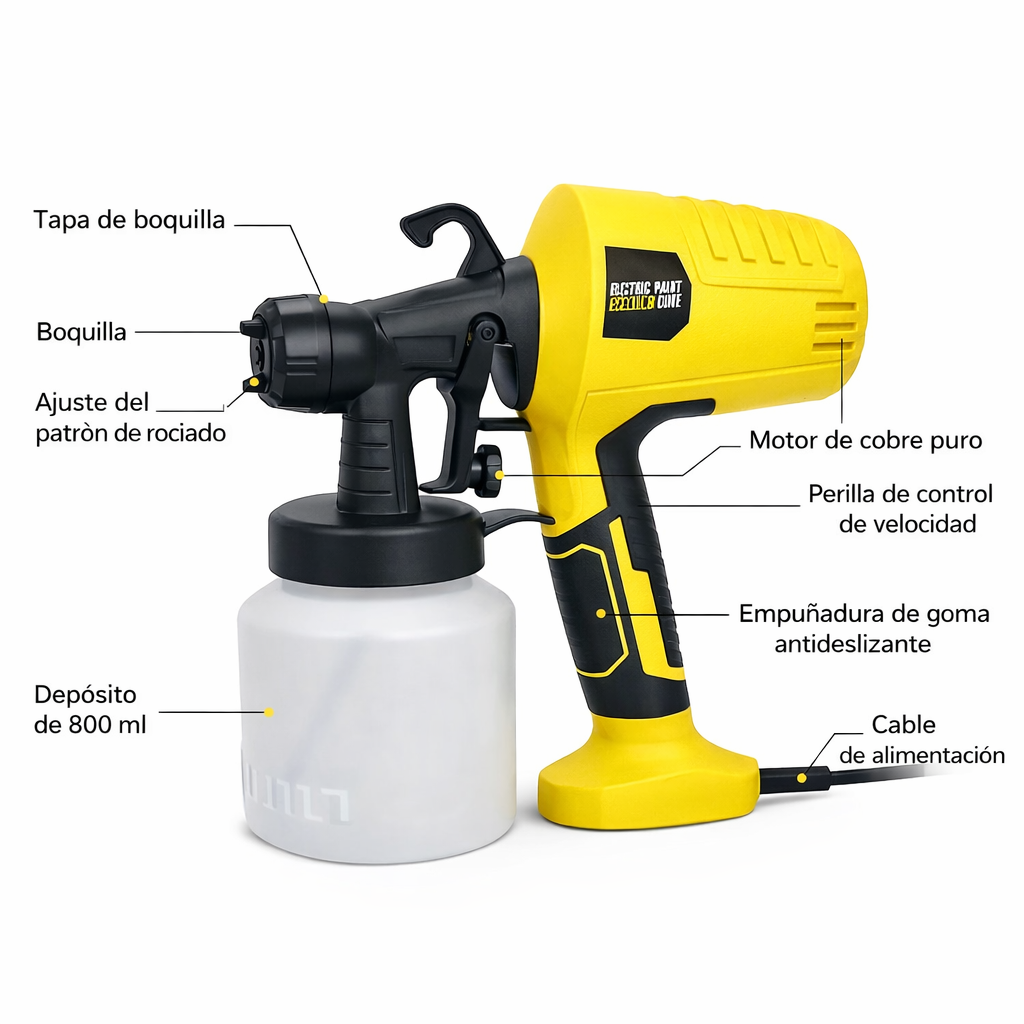 Pistola Pulverizadora de Pintura