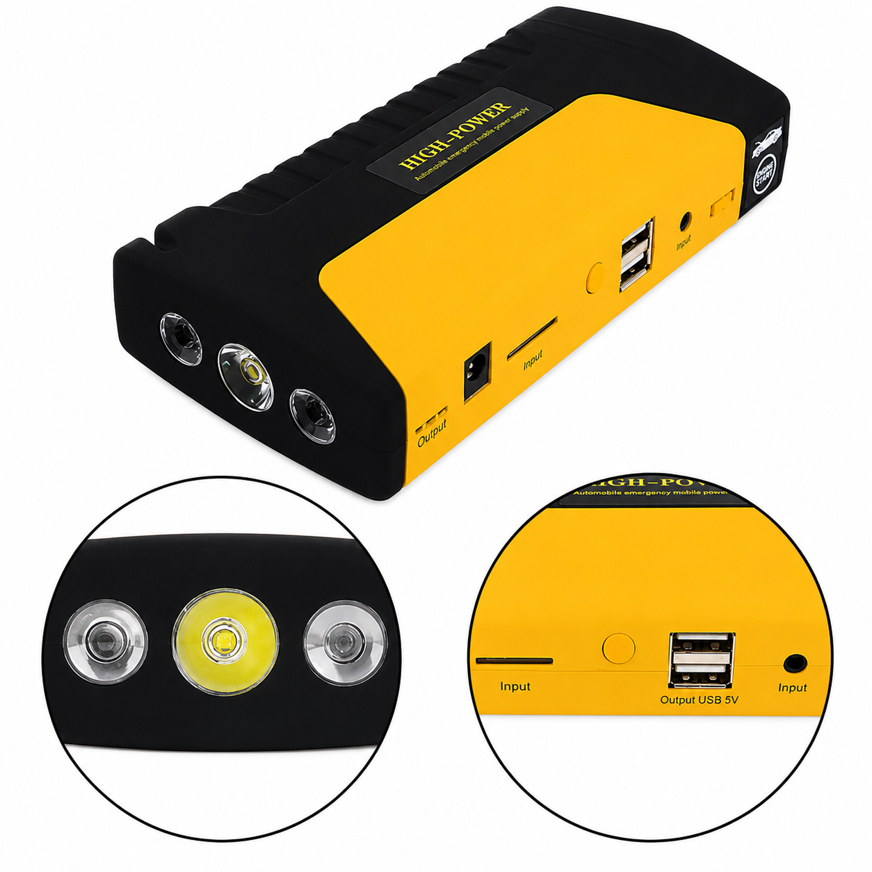 Iniciador bateria para auto