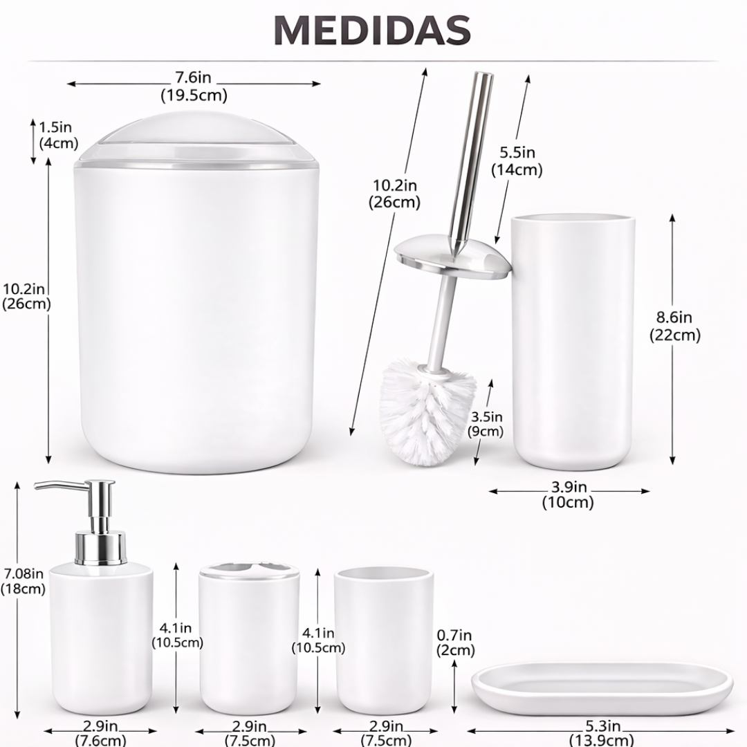 SET de Baño Minimalista