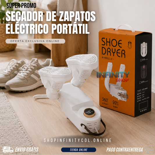 Secador de Zapatos Eléctrico Portátil