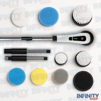 Cepillo Eléctrico Multifuncional 9 en 1 - Extensión Ajustable.