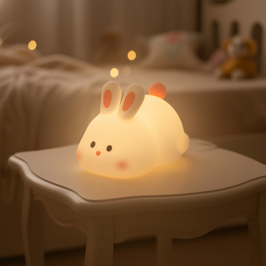 Lámpara de Conejito con Luz Led Ajustable