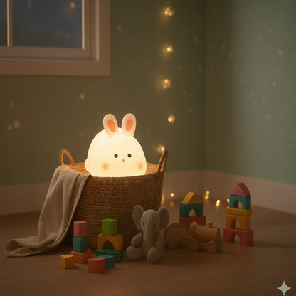 Lámpara de Conejito con Luz Led Ajustable