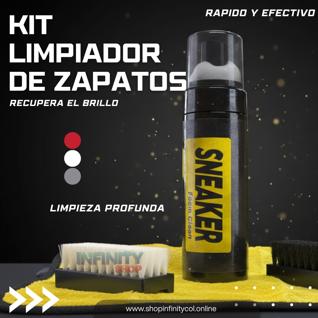 Kit Profesional Limpiador de Zapatos