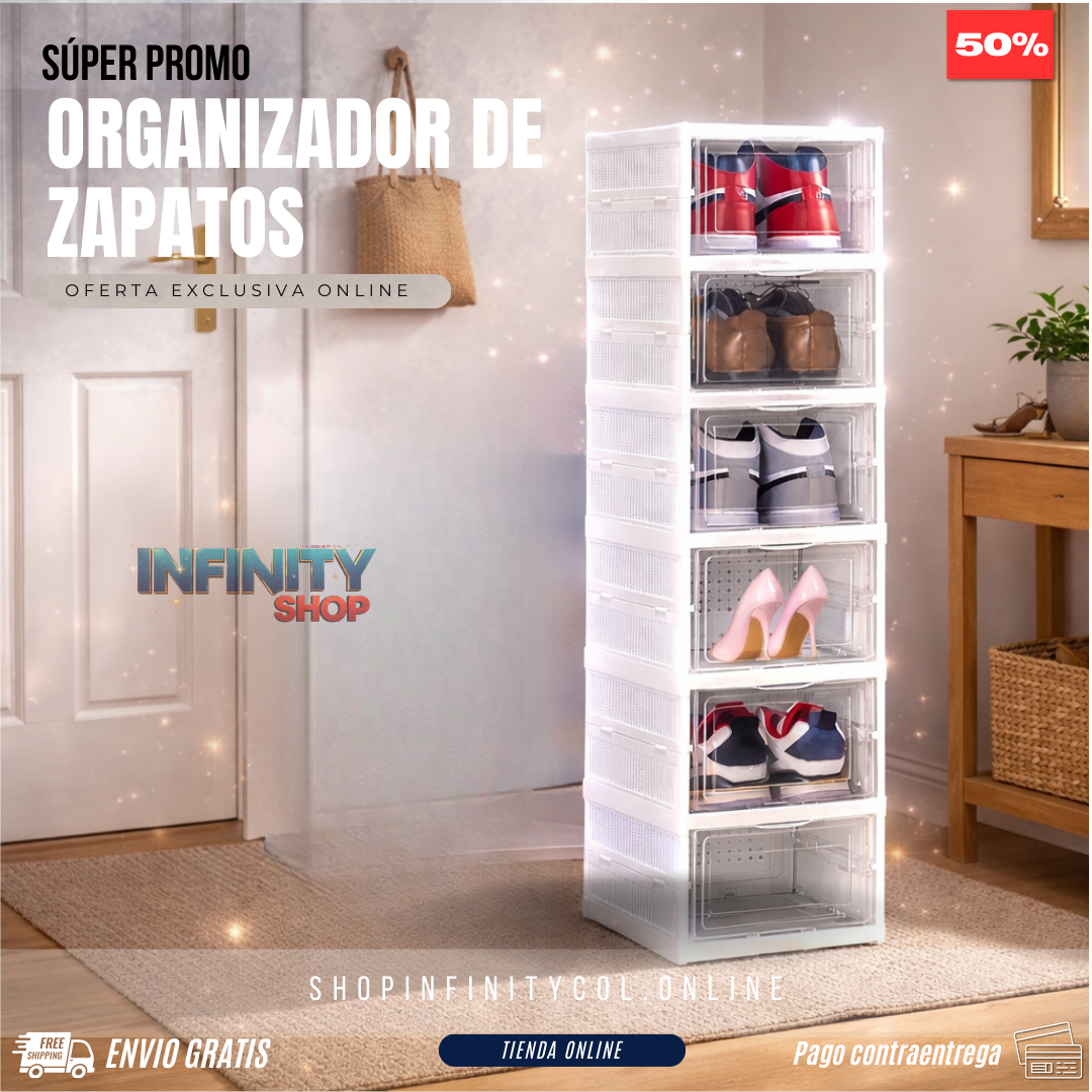 Organizador De Zapatos Modular Set X6