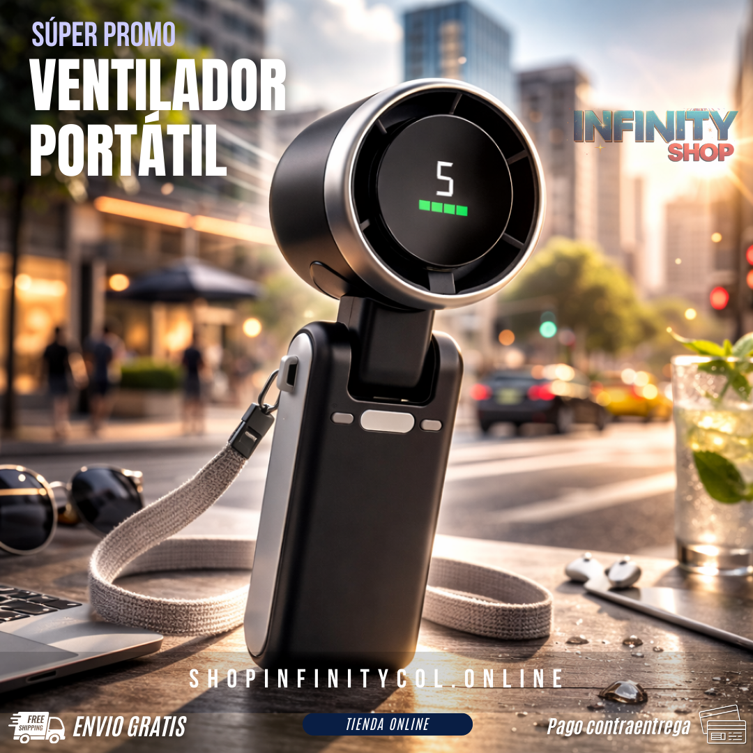 Ventilador Portátil Recargable