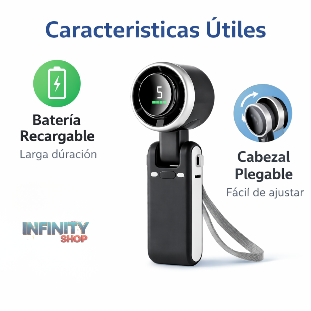 Ventilador Portátil Recargable