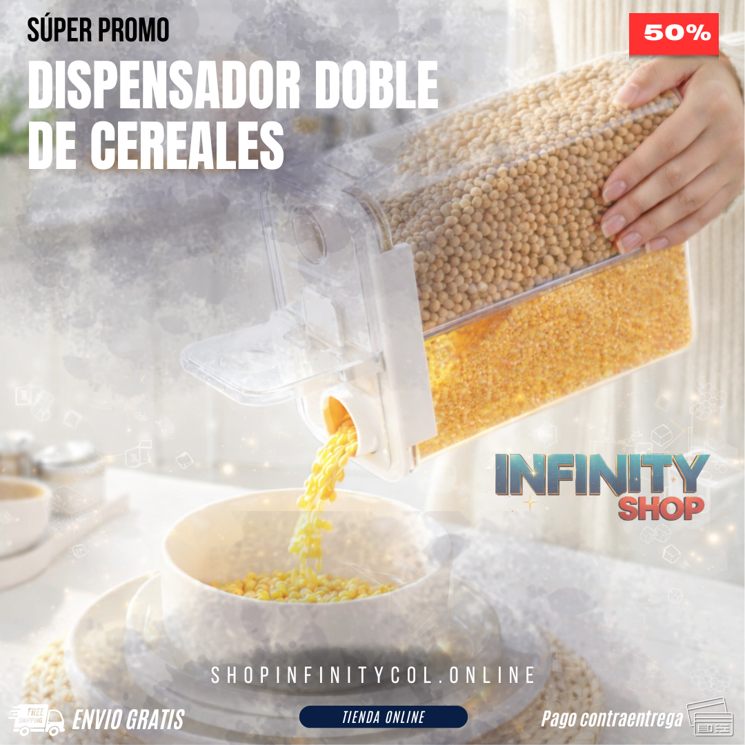 Dispensador Doble de Cereales