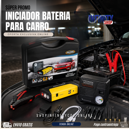 Iniciador bateria para auto