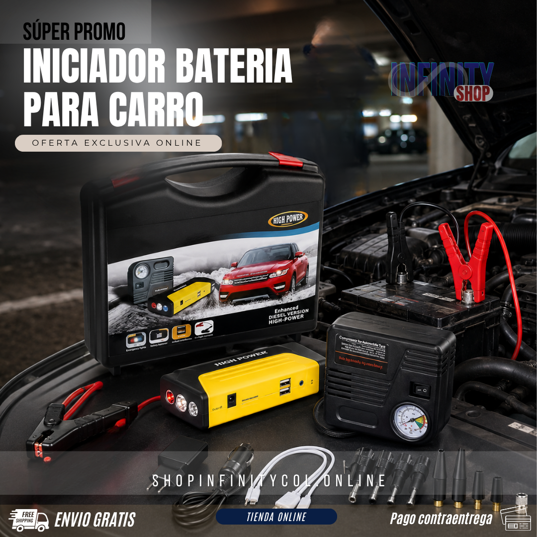 Iniciador bateria para auto