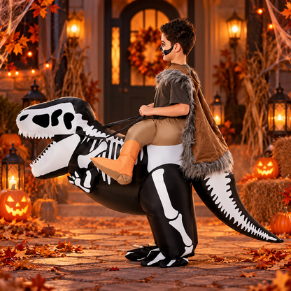 Disfraz Inflable calavera de Dinosaurio